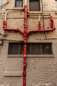 sewage lines