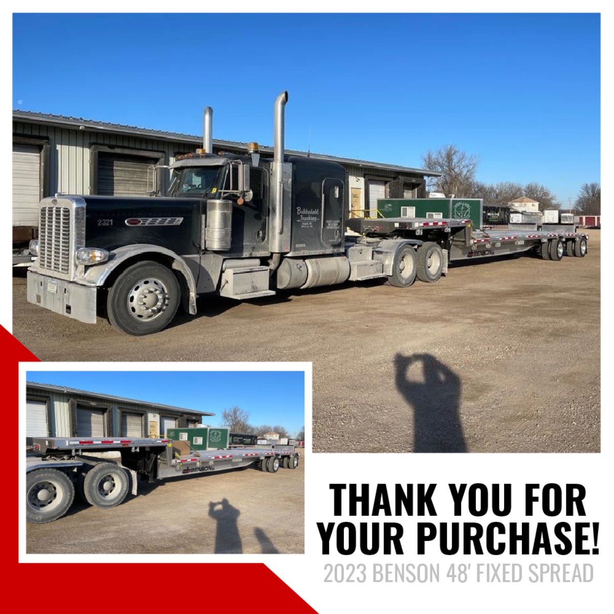 Benson semi trailers for sale
