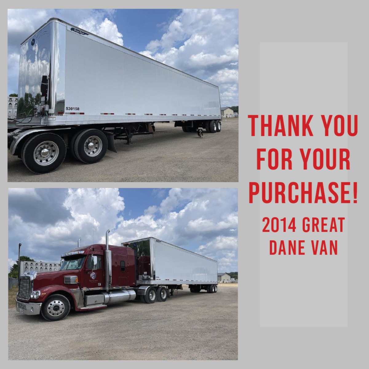 van semi trailer for sale