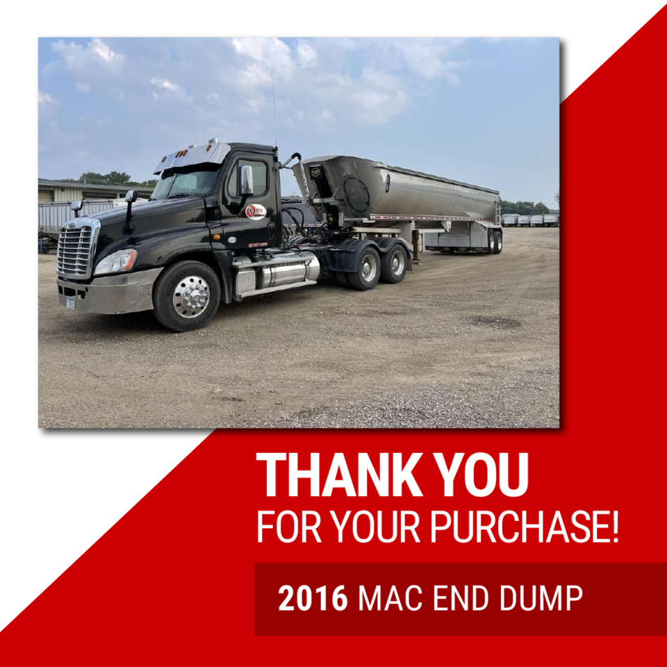 mac end dump trailer