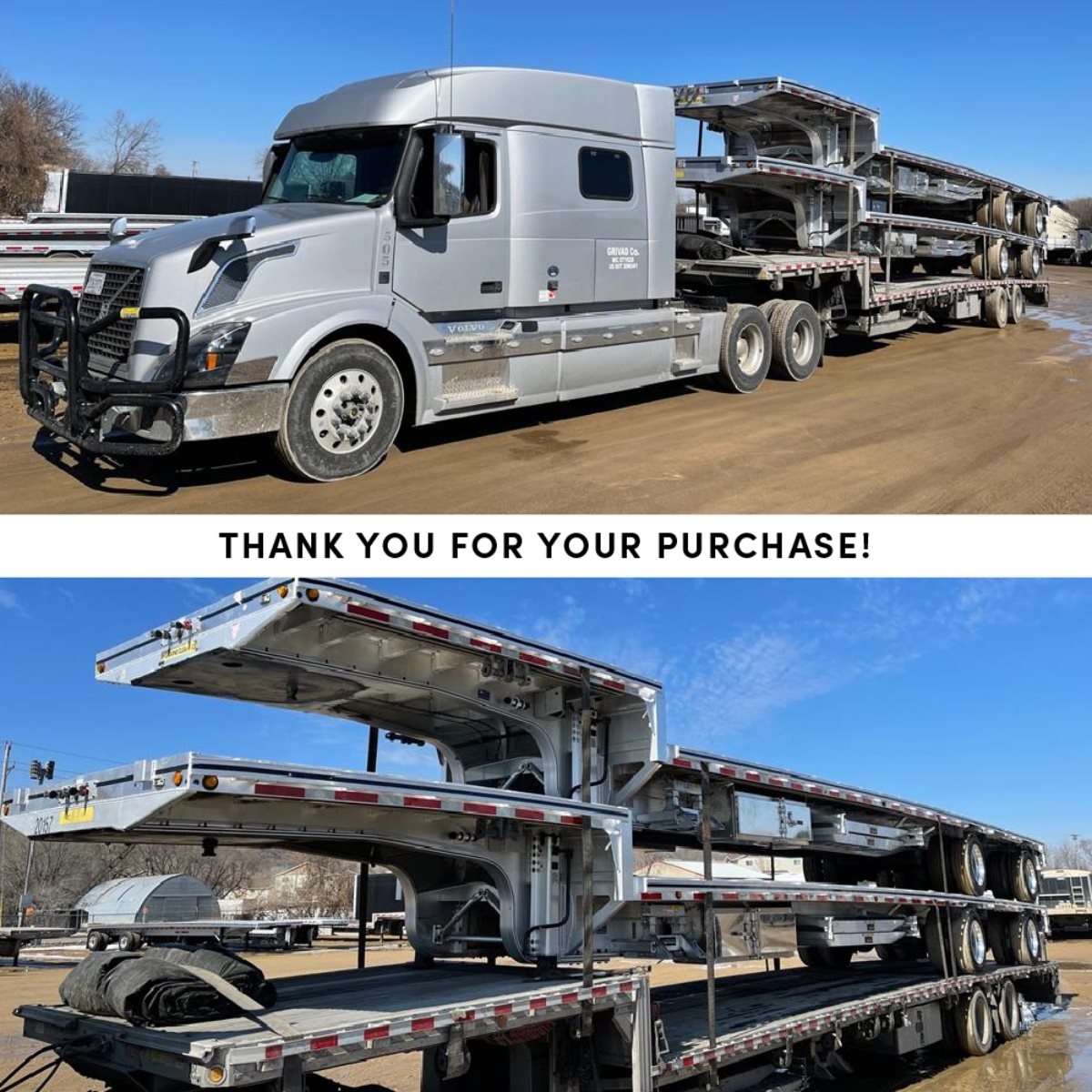 drop deck trailer