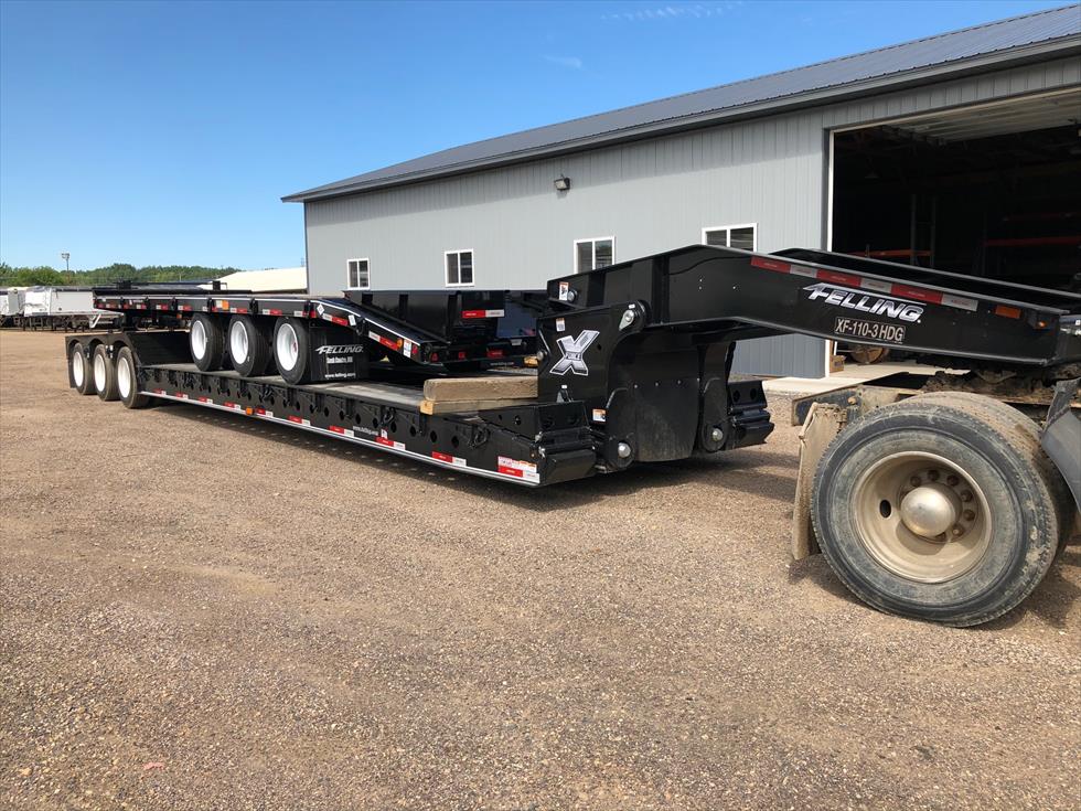 lowboy semi trailer for sale