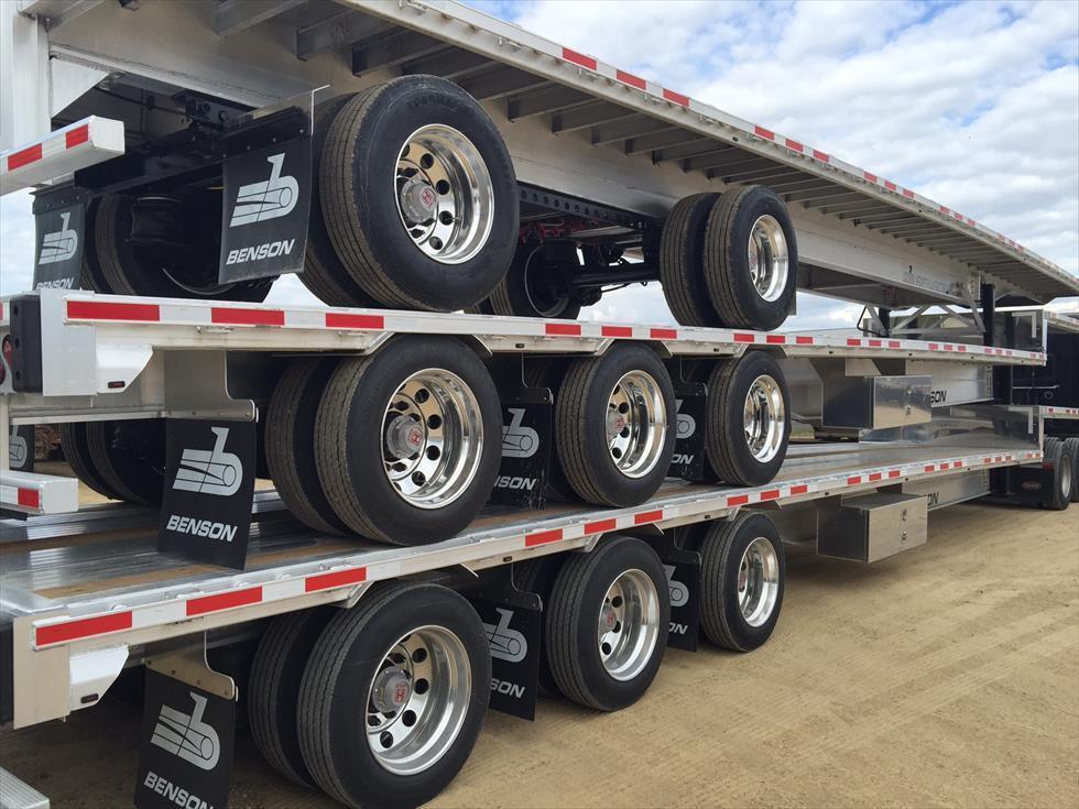 aluminum drop deck semi trailers