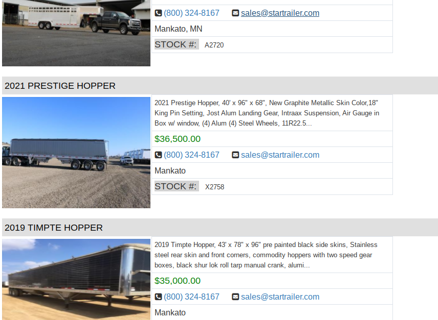 semi trailers for sale in des moines ia