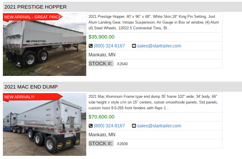 semi trailers for sale in florida