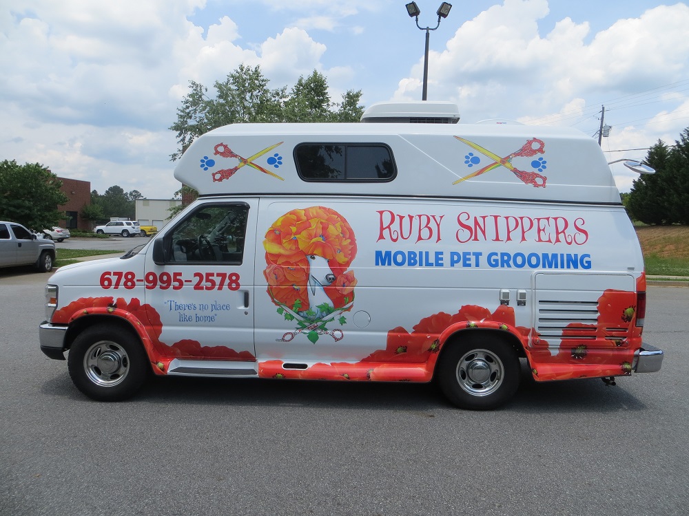 Pet-Grooming-Van-Partial-Wrap1