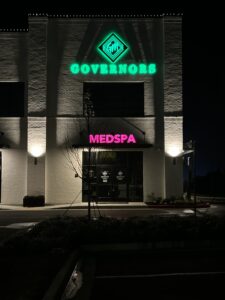 Color Changing Lighted Channel Letter Sign