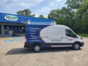 Transit Van Graphics for Maintenance Company Fleet of Trucks