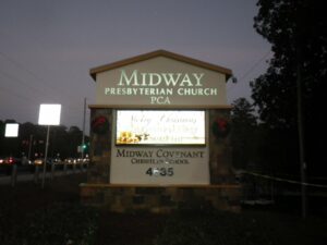 LED Display at church