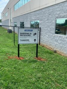Custom Wayfinding Directional Sign
