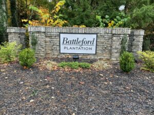 Neighborhood Entrance Monument Sign