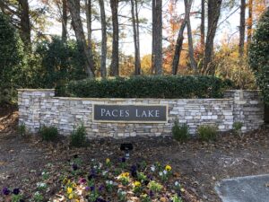 Routed HDU & Stone Neighborhood Monument Sign