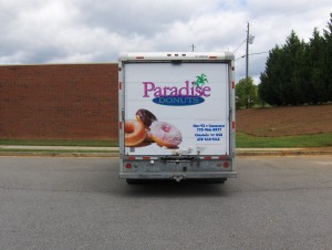 Box Truck for Transporting Donuts