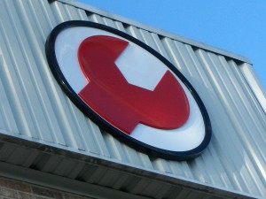 Embossed Dimensional Logo - 4' Tall