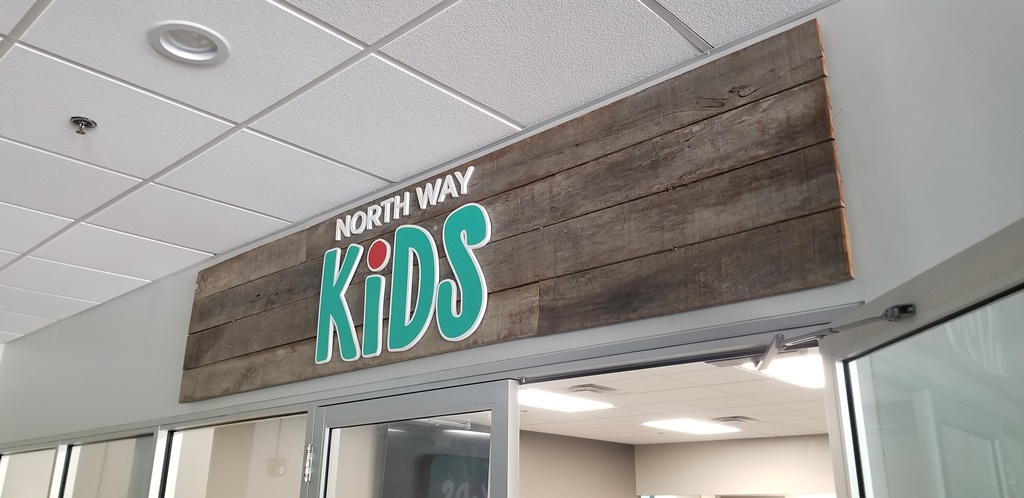 Sewickley PA - Wall Murals and Custom Interior Signs for New Christian Church!