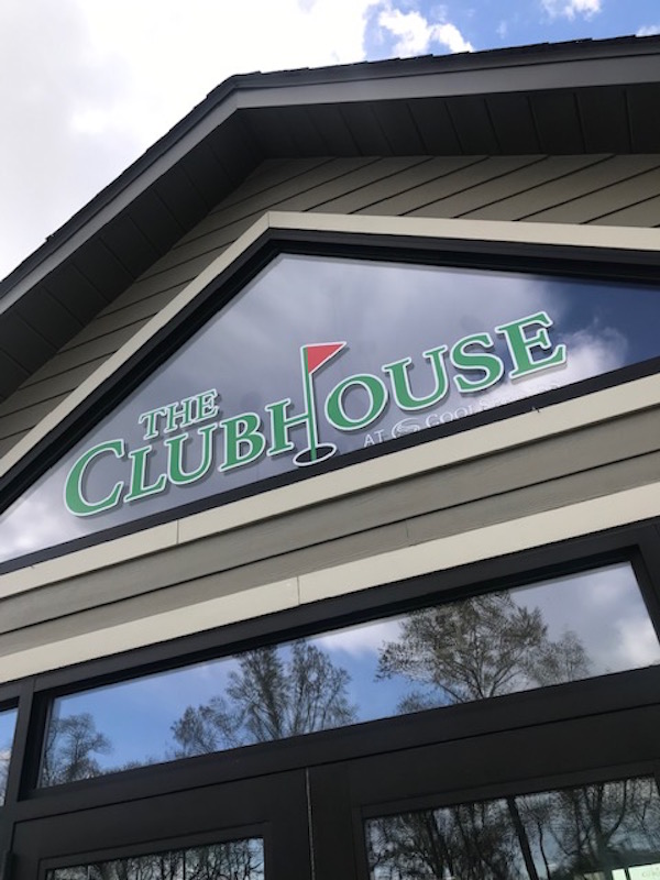 Bethel Park, PA – Signage for New Cool Springs Restaurant, The Clubhouse