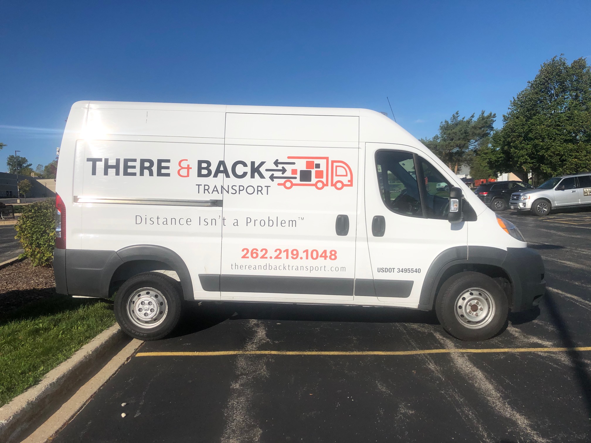 Milwaukee, WI - Custom Cut Graphics for There &amp; Back Transportation Dodge