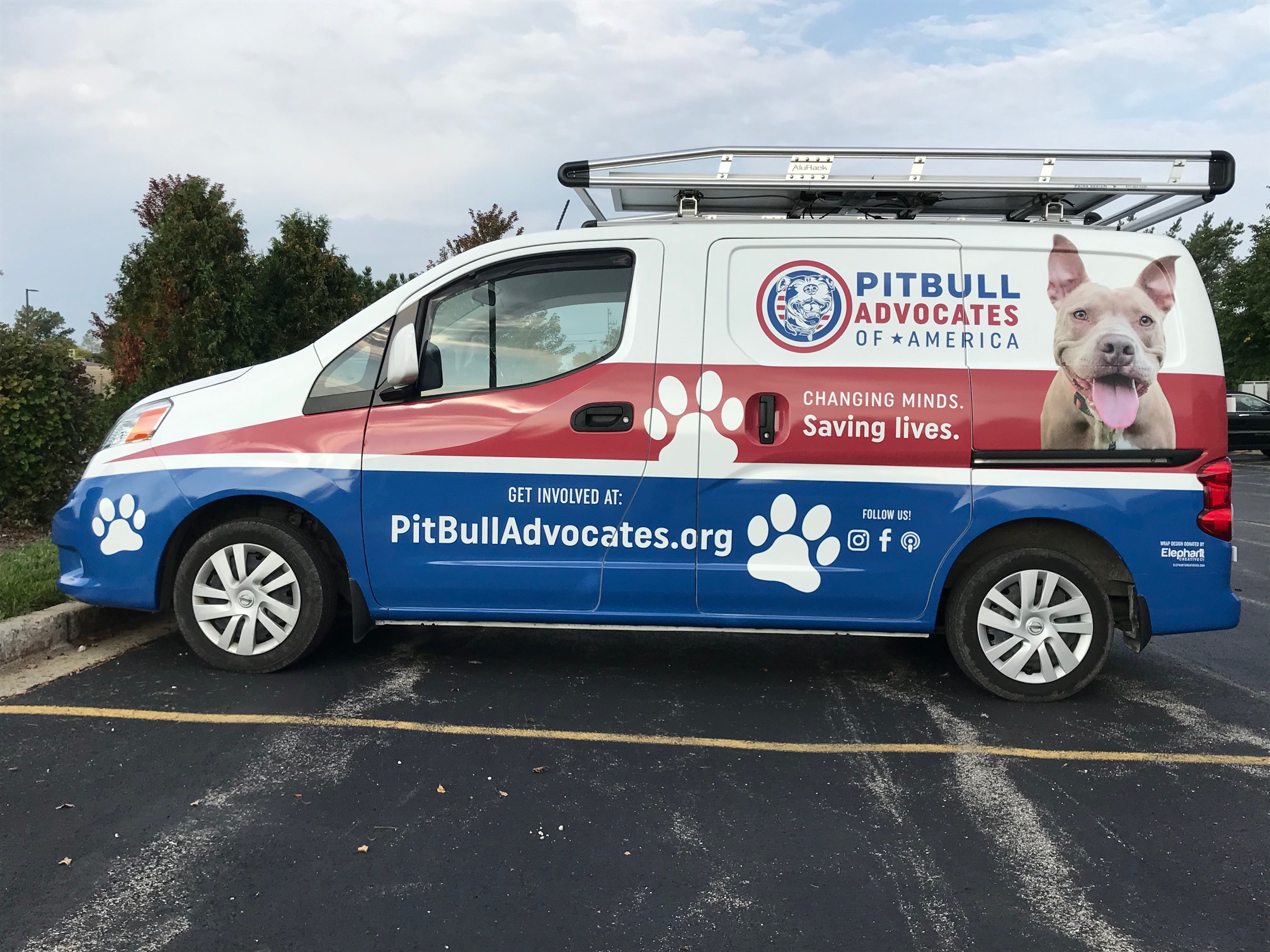 Milwaukee, WI - Custom Wrap for Pit Bull Advocates of America on Nissan MV200