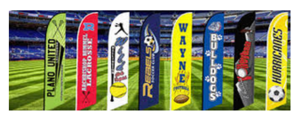 Midland Park, NJ - Sign Company Features Custom Feather Flags & Colorful Tent Backs