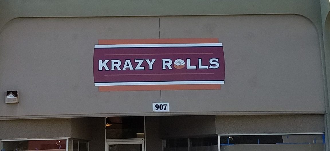 Modesto, CA –  48″ x 120″ Dibond Sign for Krazy Rolls