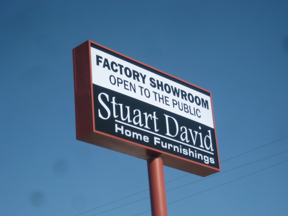 Video - Outdoor Acrylic Sign Project for Stuart David Home Furnishings - Modesto, CA