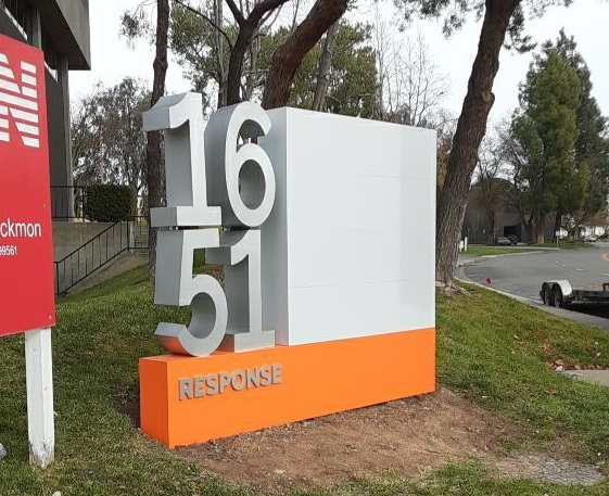 Sacramento, CA - Custom Monument Sign For Advertising Businesses on Busy Streets