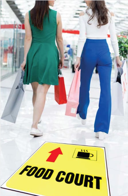 Universal Sign and Graphics for vinyl floor graphics