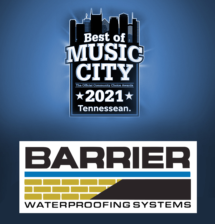 BARRIER is Best Basement Service in Nashville | Best Of Music City Awards 2021