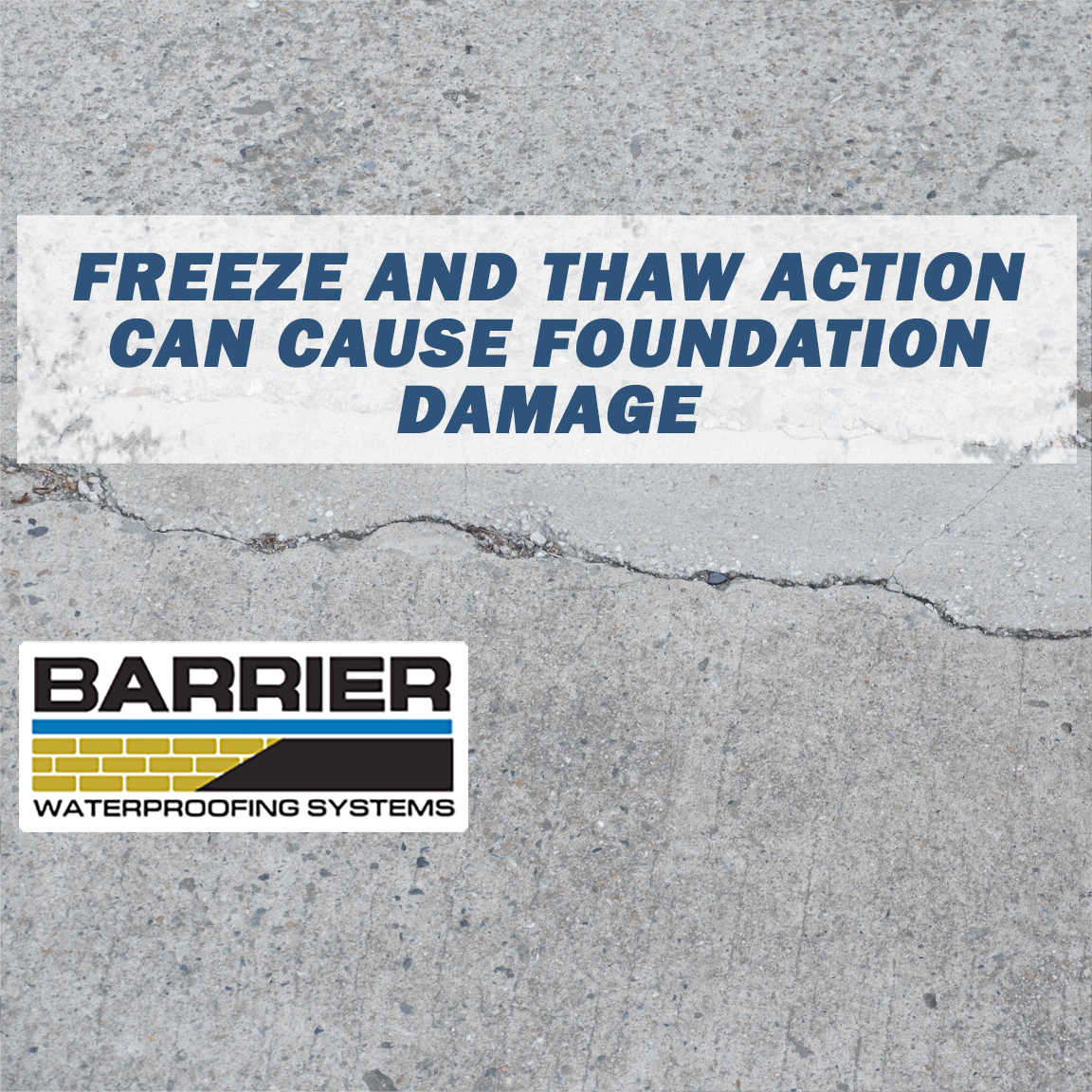 Freeze and Thaw Damage Can Mean Sagging Concrete Floors | BWS Nashville