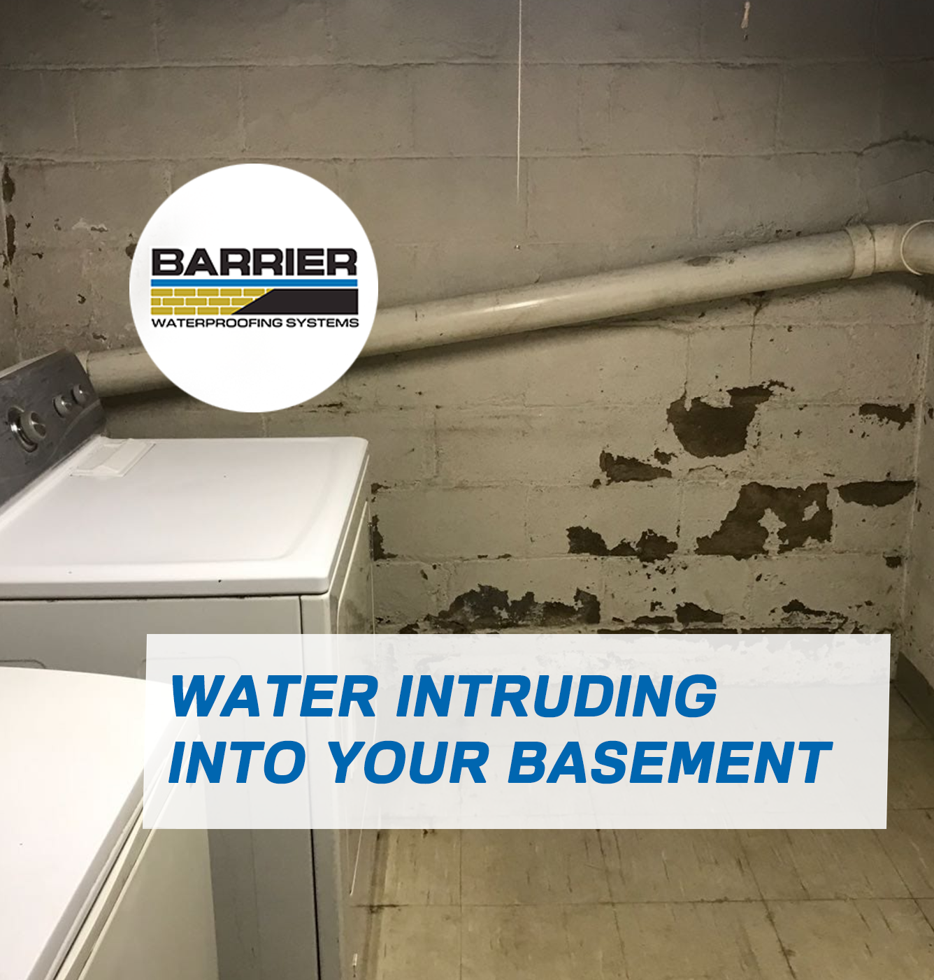 Nashville, TN - Water Intruding Into Your Basement Foundation Damage Repair