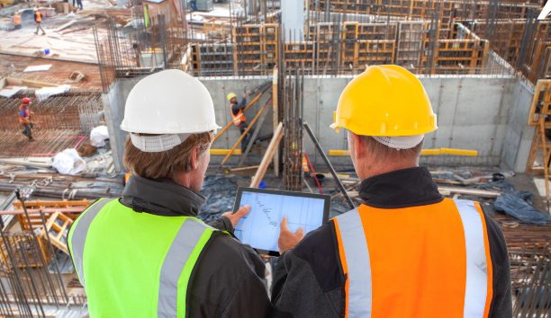 Noblesville, IN – Reviewing Custom Post & Panel Signs for Construction Sites
