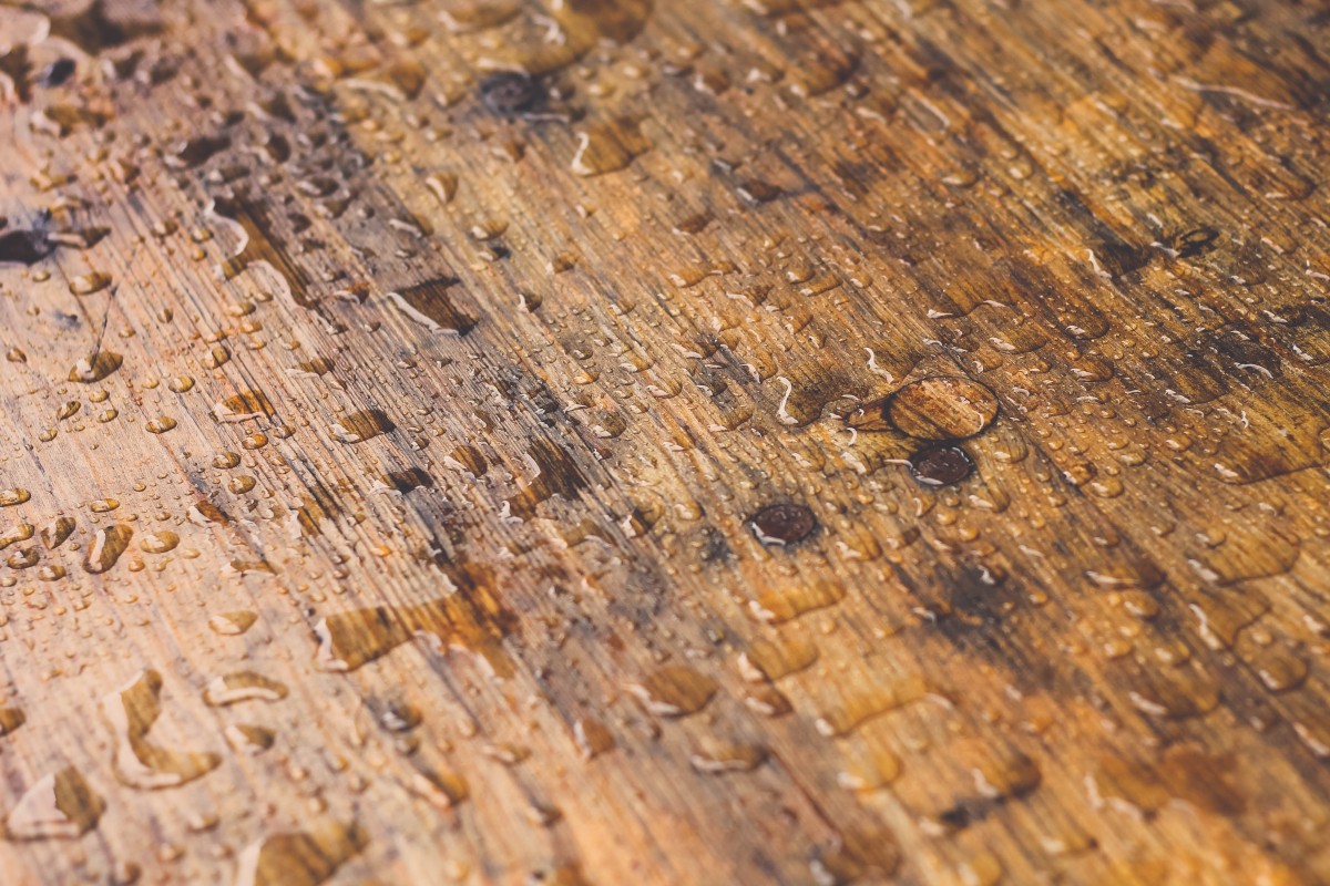Wet Wooden Floor