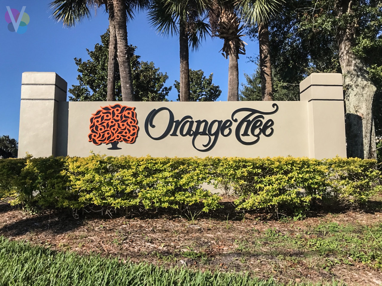 Orlando, FL - Custom Acrylic Dimensional Letter Monument Sign for Golf Community