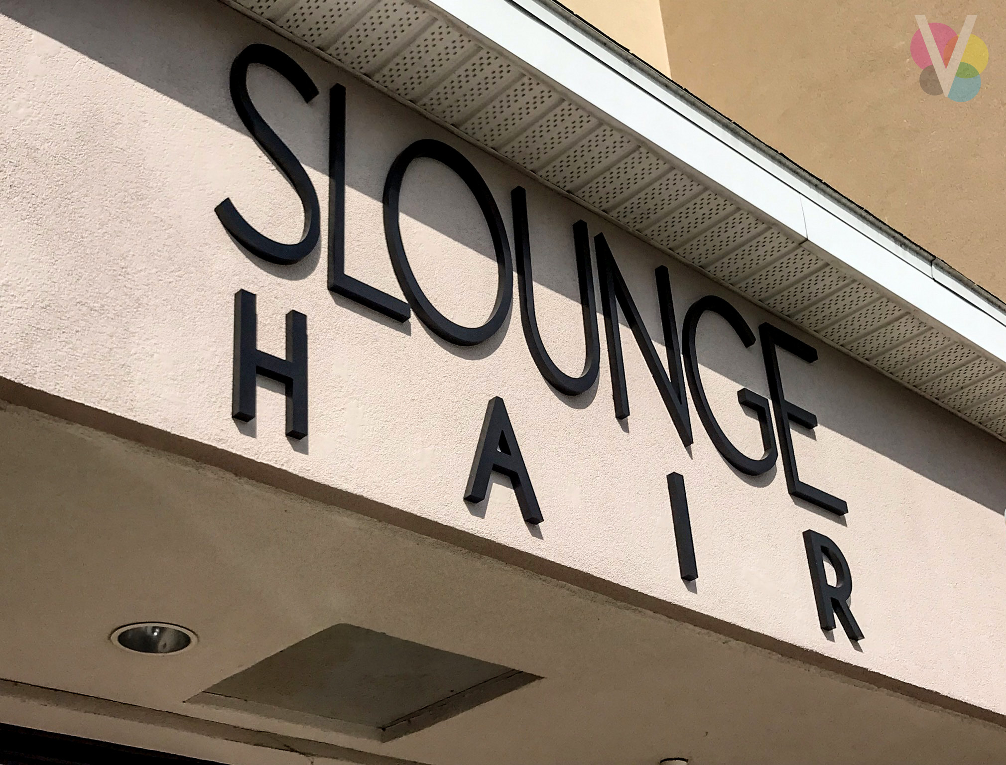 Orlando, FL - Process and Installation of Exterior Acrylic Dimensional Letter Sign for Hair Salon