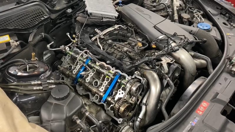 Oakland, CA - Mercedes-Benz CLS 550 Repair for East Bay Owner (Ticking Noise)