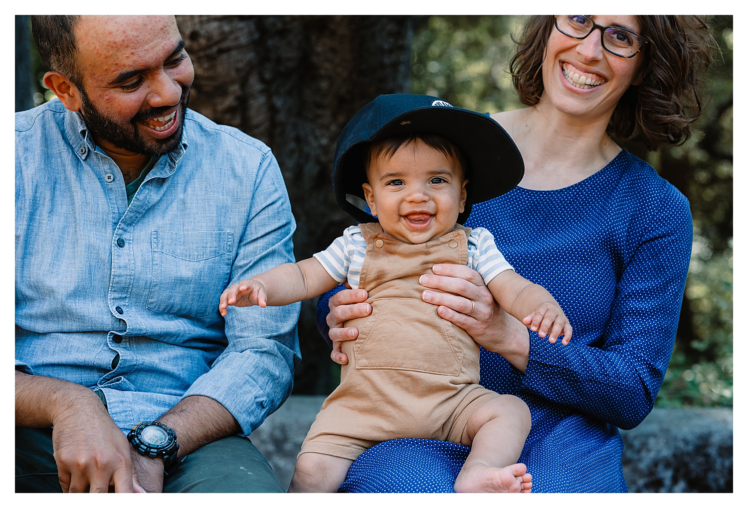 In-home family photography session