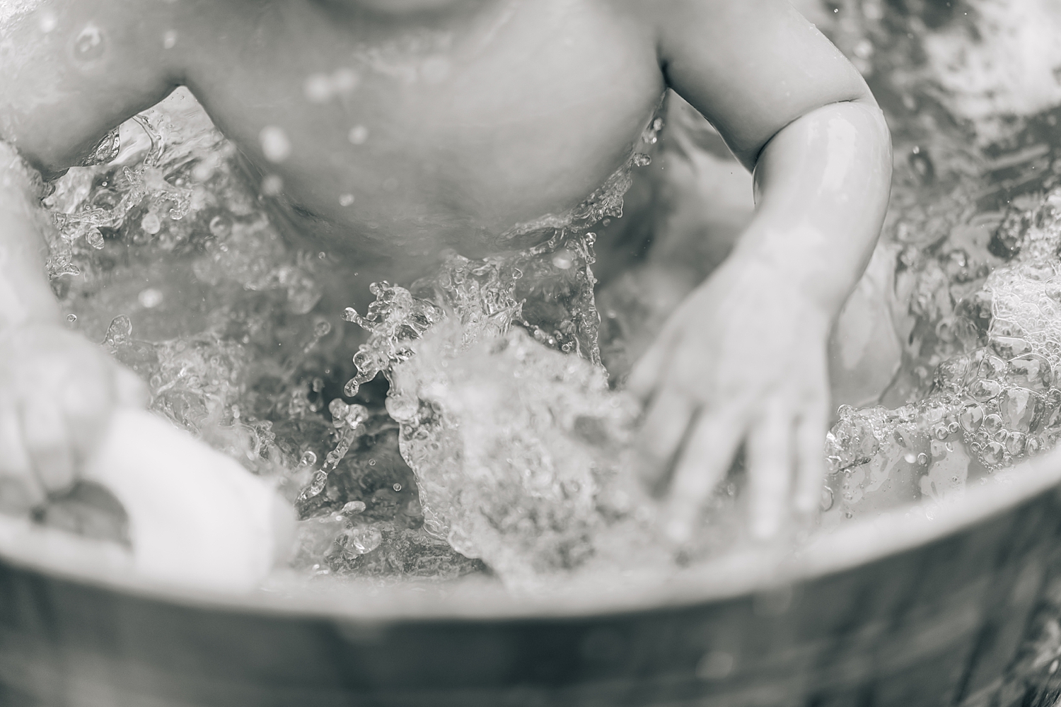 baby in tub
