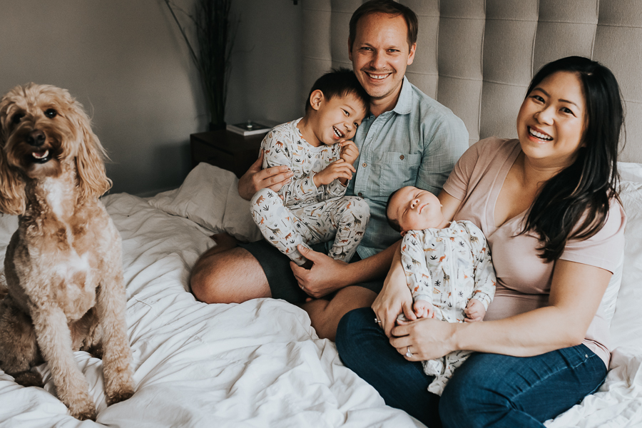 In-home newborn session