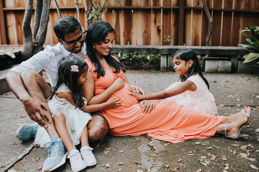 In-home maternity session