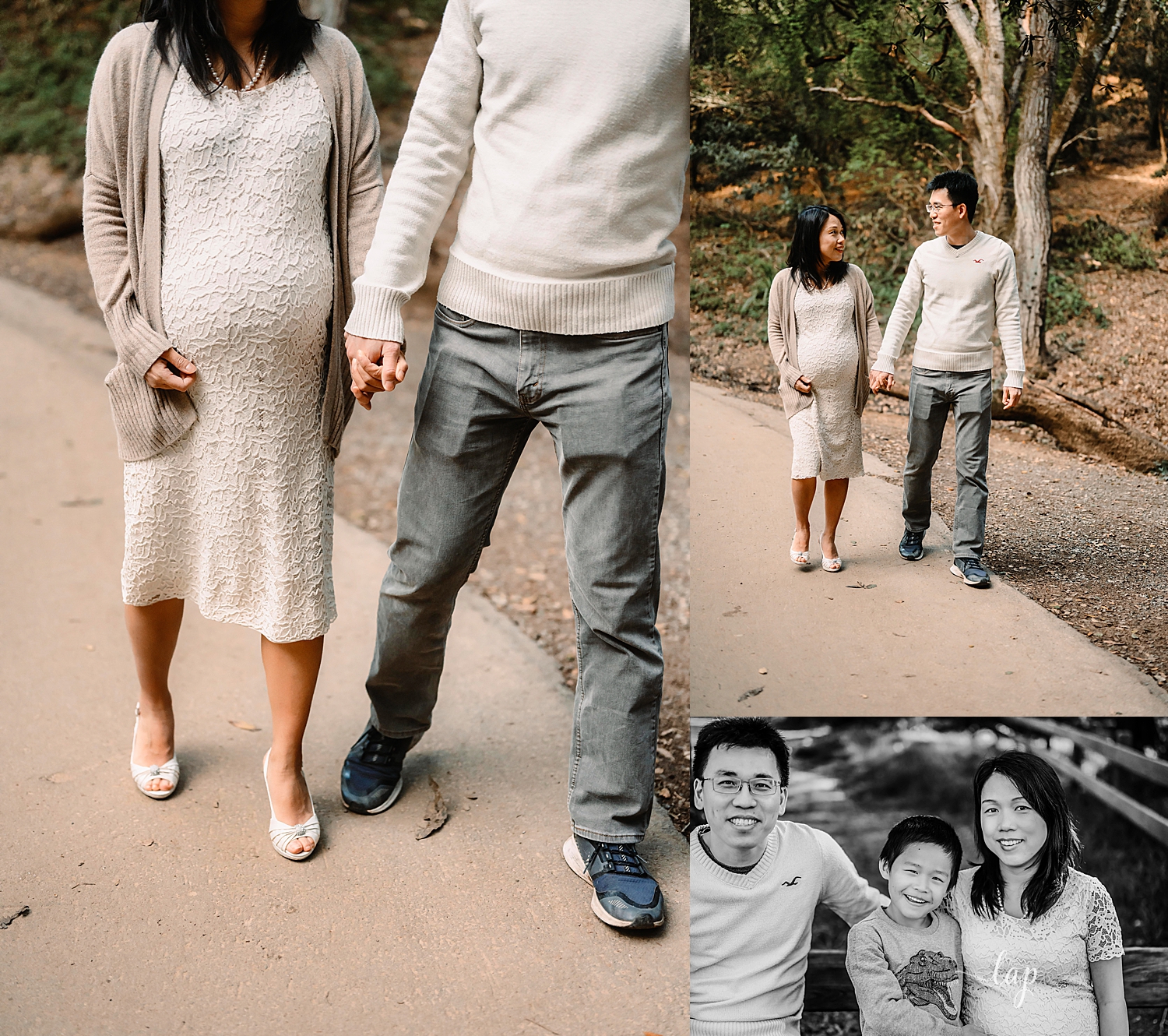 Family in park
