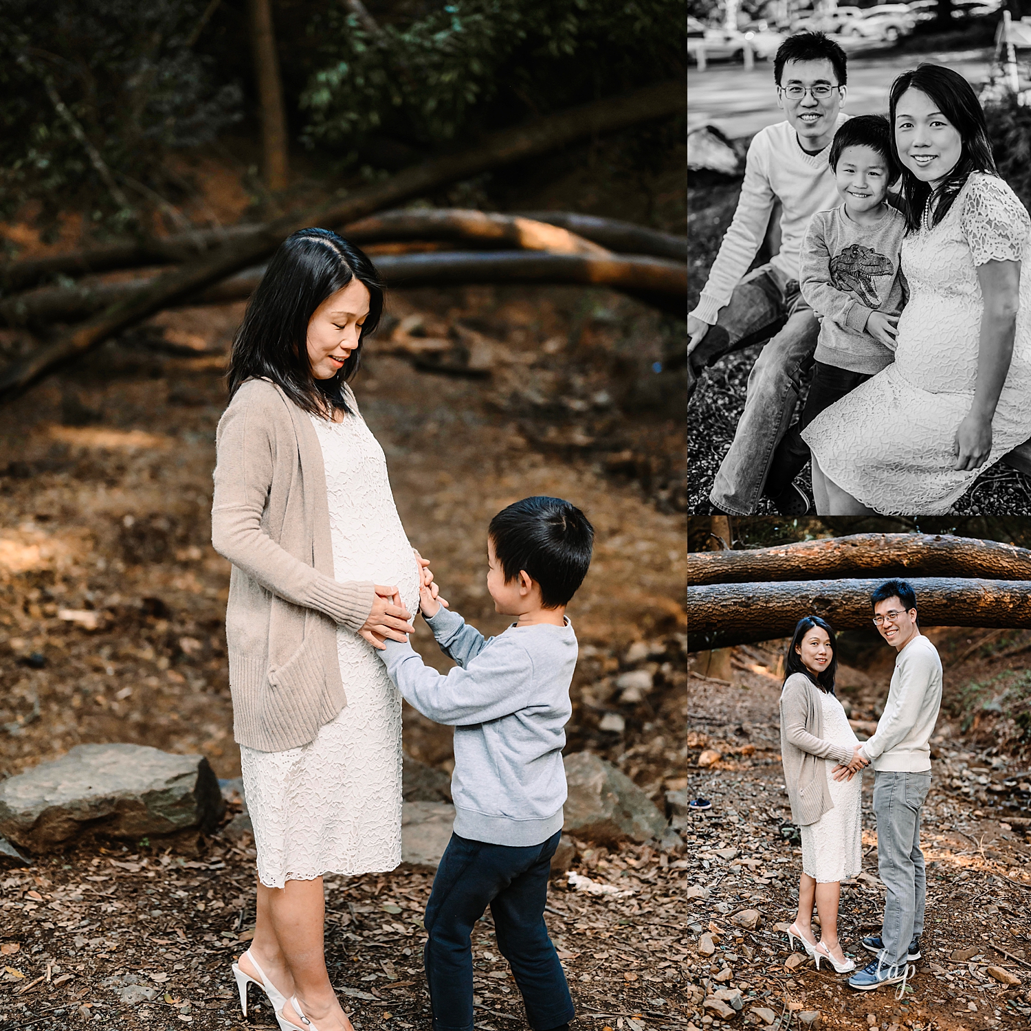 Family in park