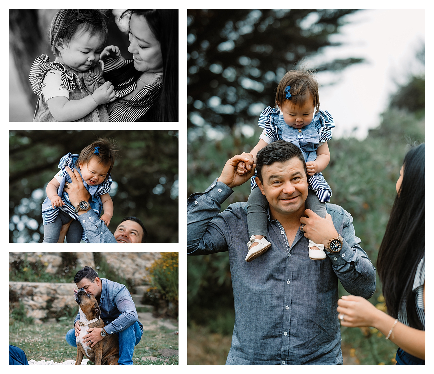 Outdoor family photography session