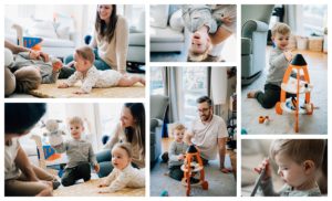 in-home family photography session