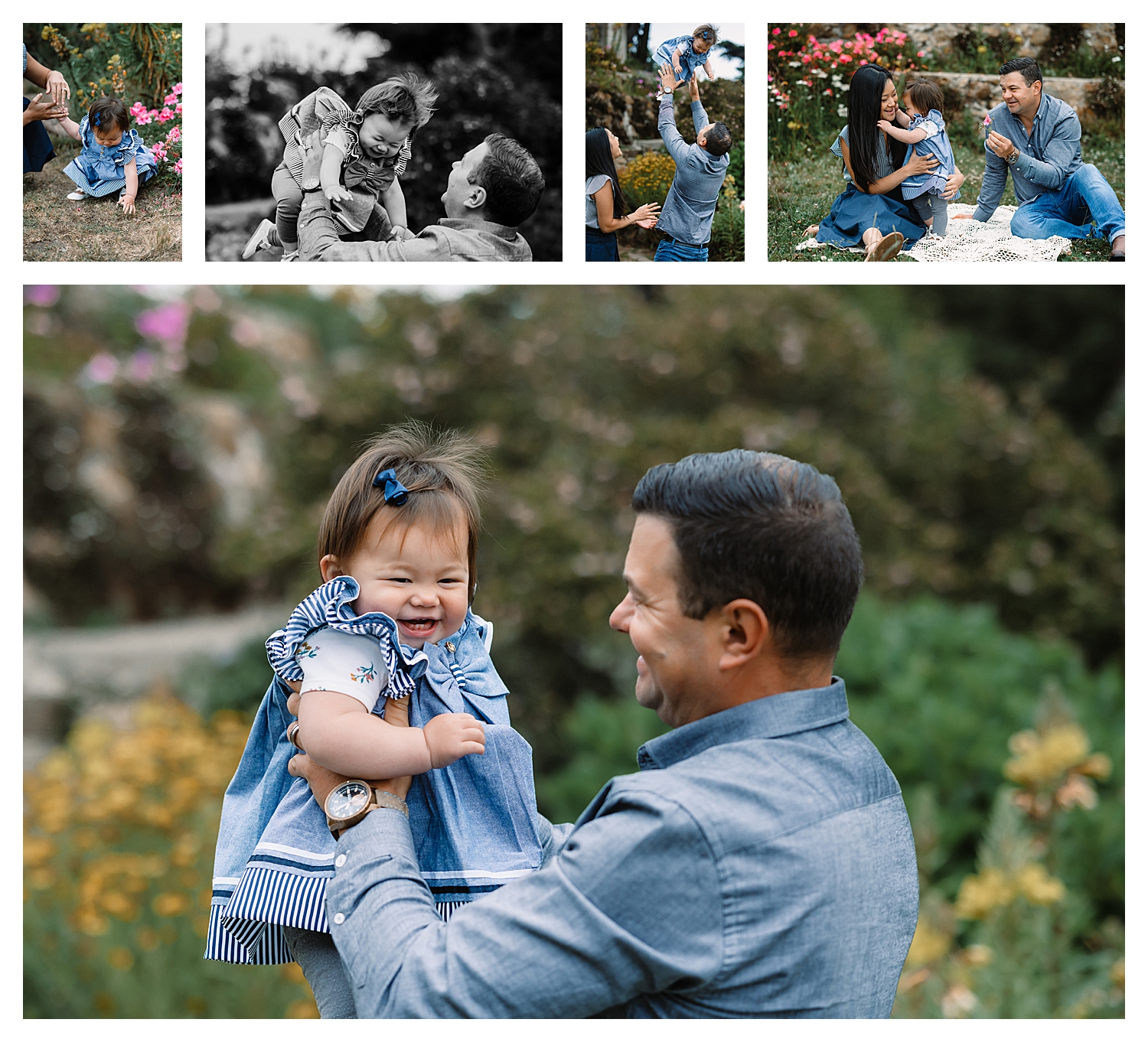 Outdoor family photography session