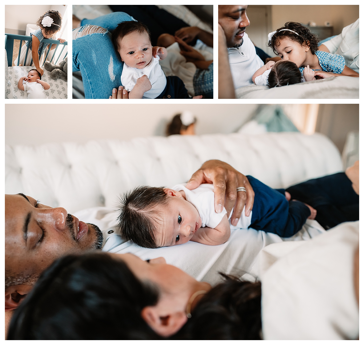 In-home newborn photography session