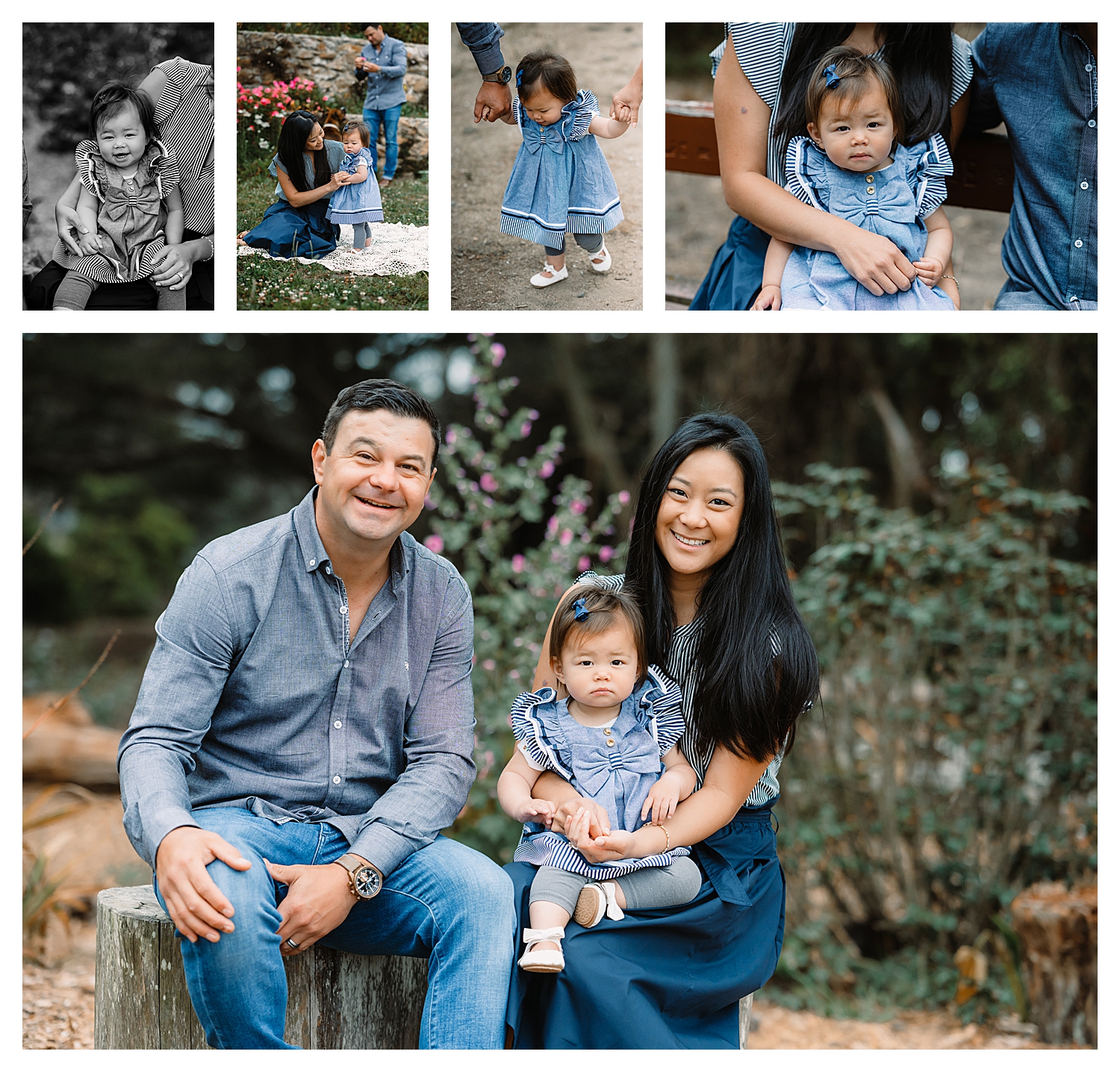 Outdoor family photography session