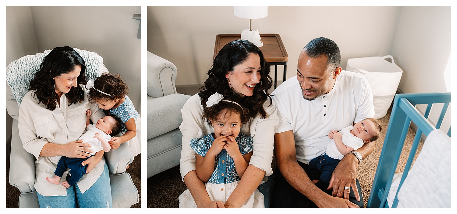 In-home newborn photography session