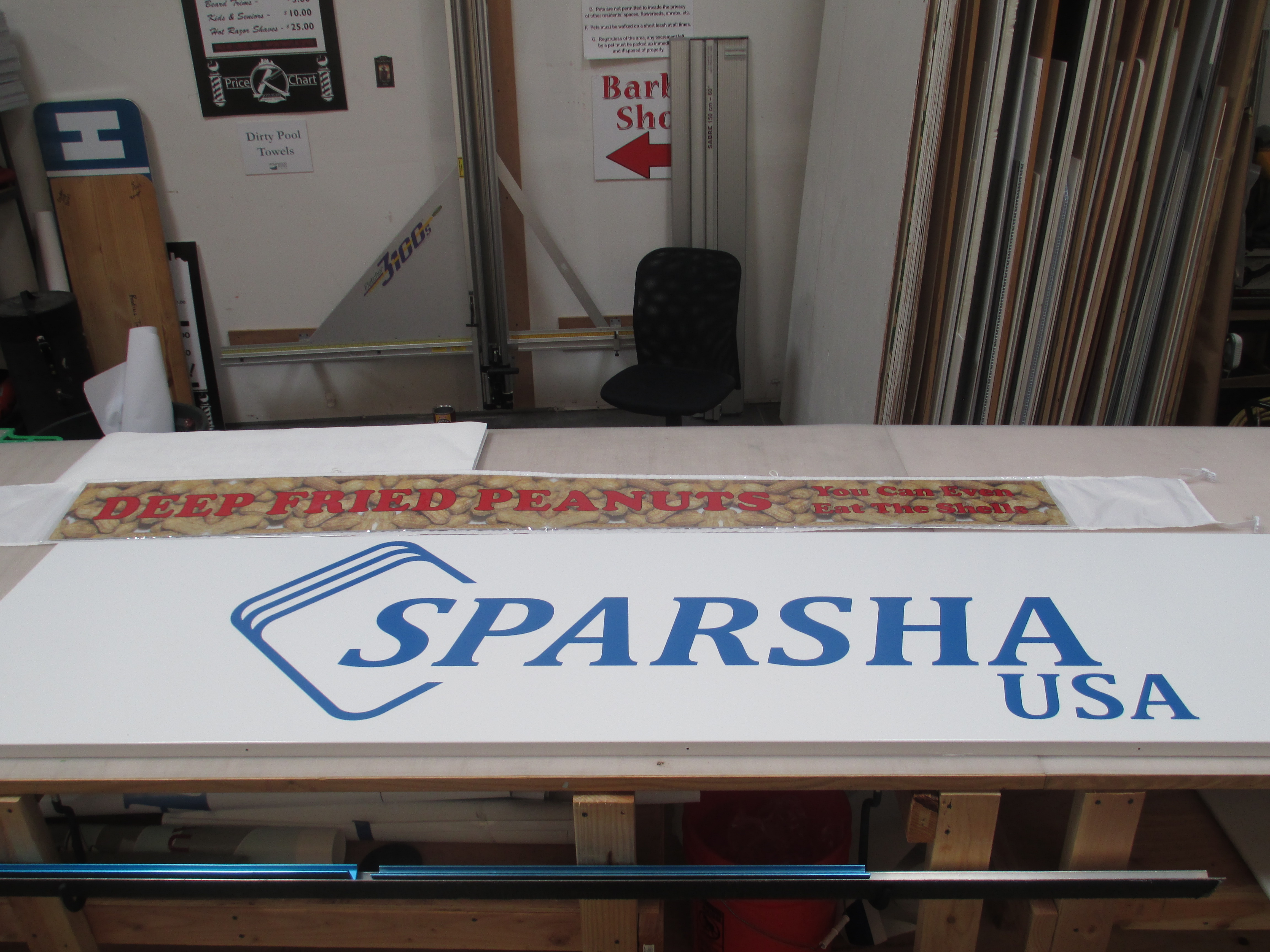 Metal Pan Sign Vinyl
