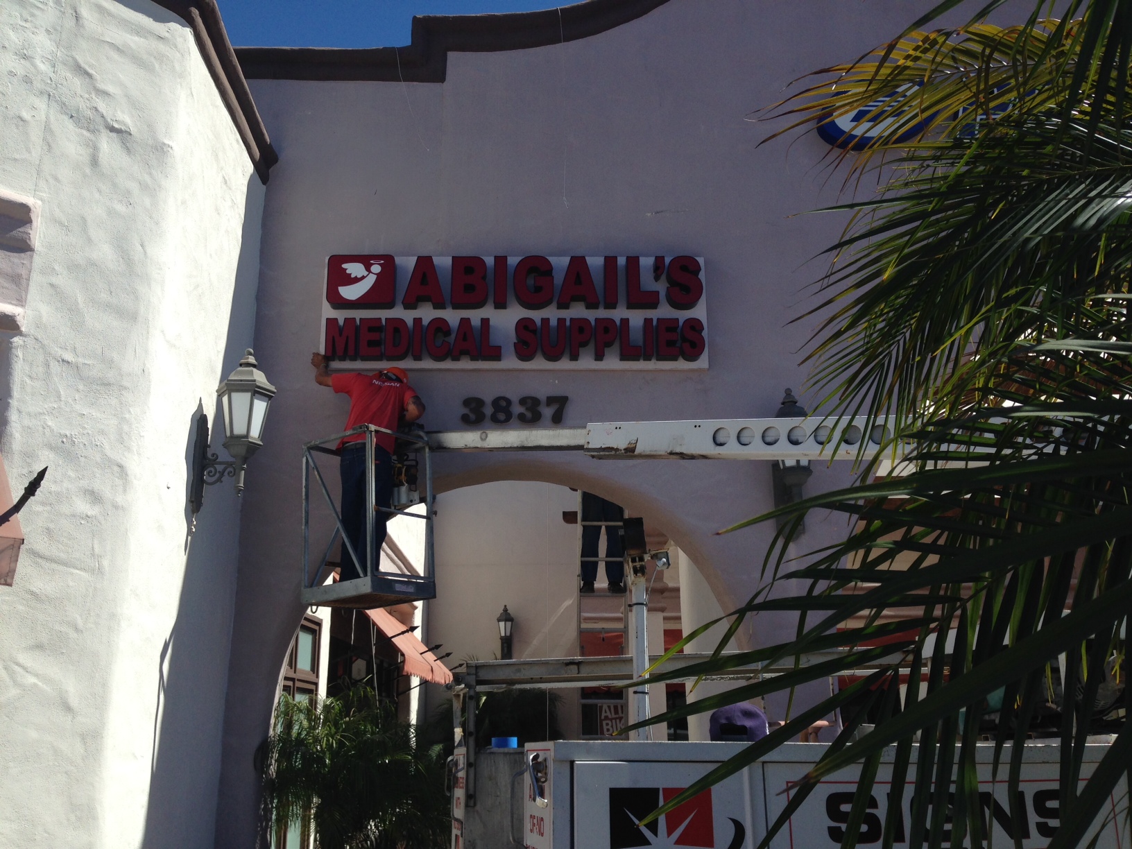 store front signage