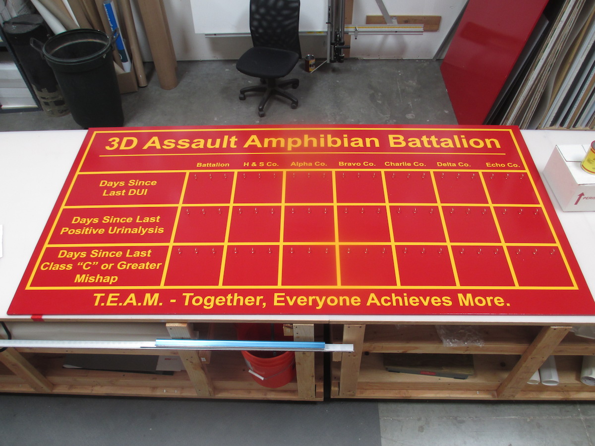 USMC Signs, USMC Signage